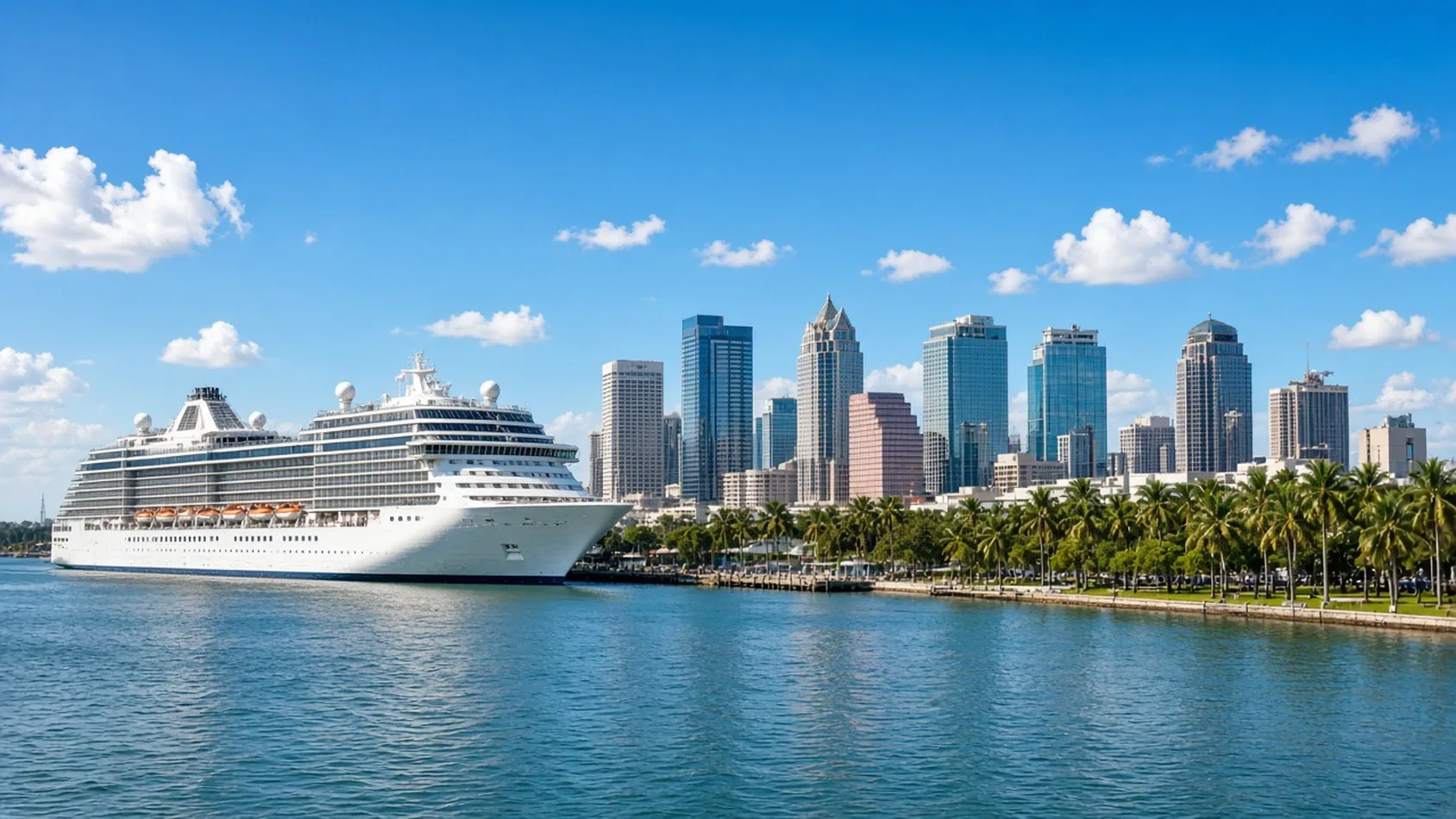 Crucero en la bahía de Tampa, Florida
